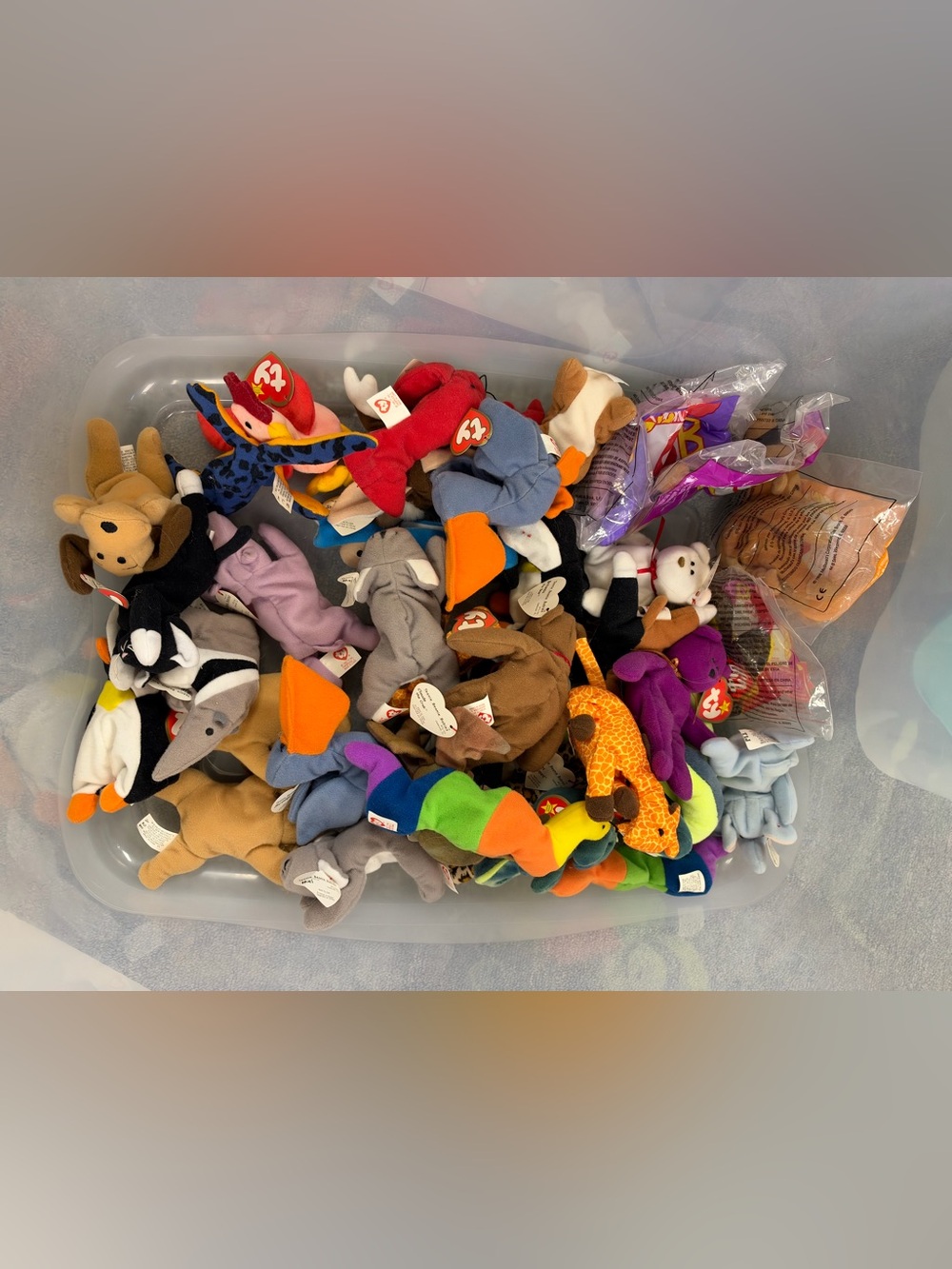 TY Teenie Beanie Baby Assorted Plush Toy Lot